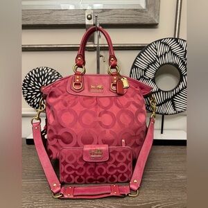 Coach Julianne Y2K 12963 Bag and Wallet set.